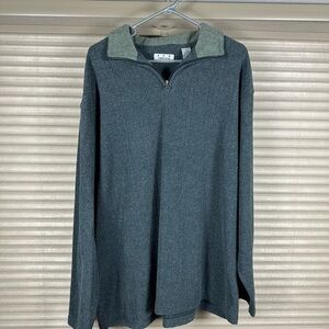 Quarter Zip Knit Sweater